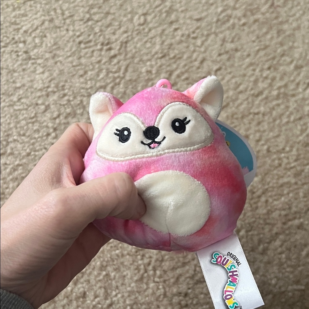 Squishmallows Sabine Fox Clip On